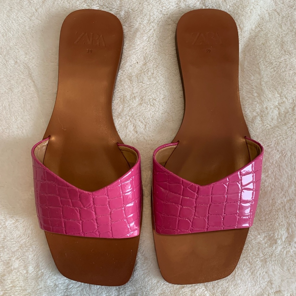 Zara flats sandals